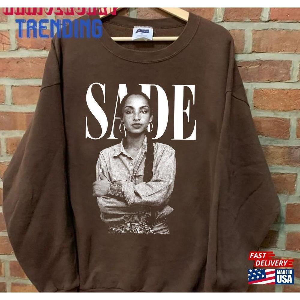 Sade Adu Shirt World Tour sweatshirt T Classic